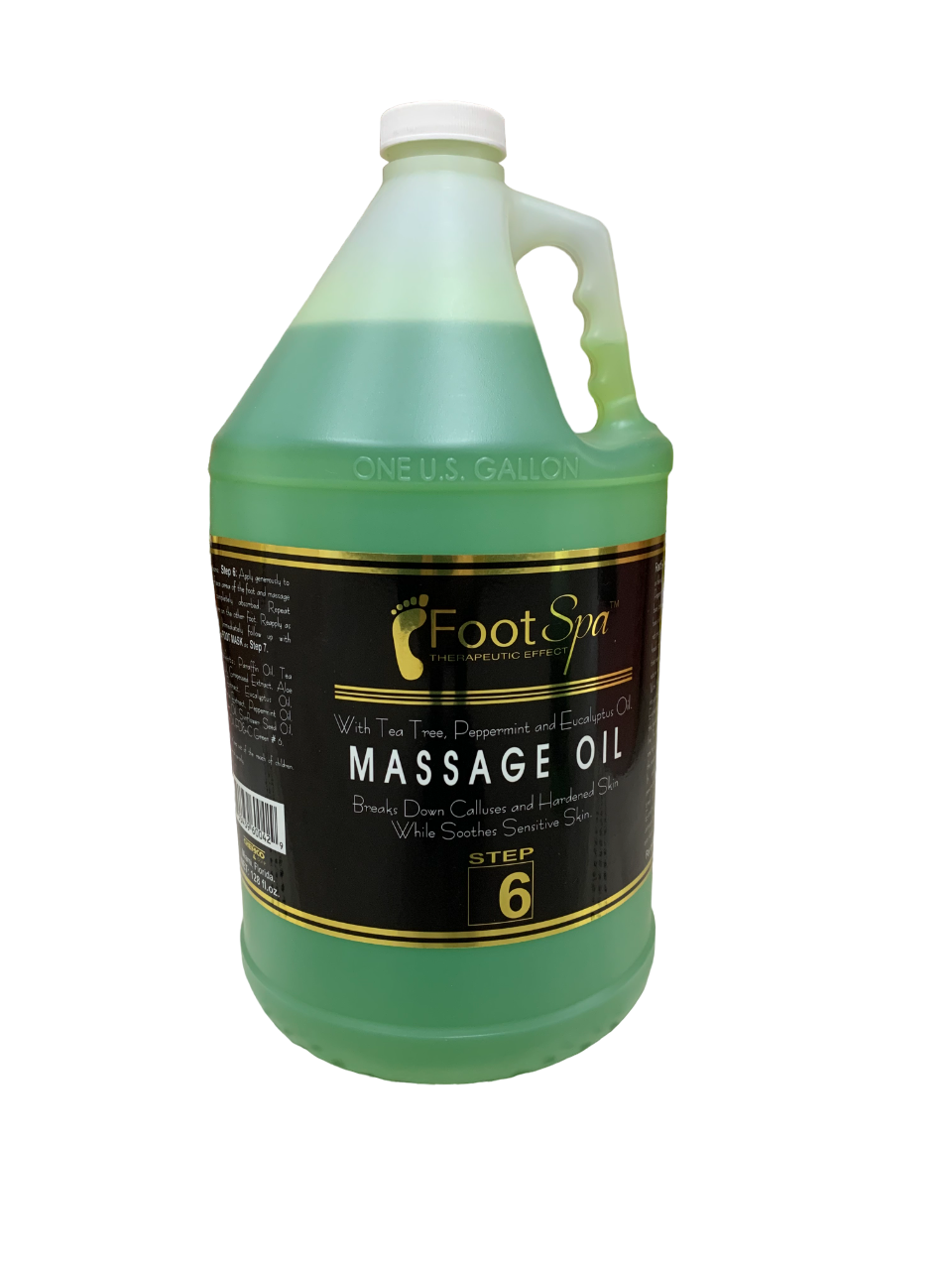 Foot Spa Massage Oil With Tea Tree, Peppermint and Eucalyptus Oil